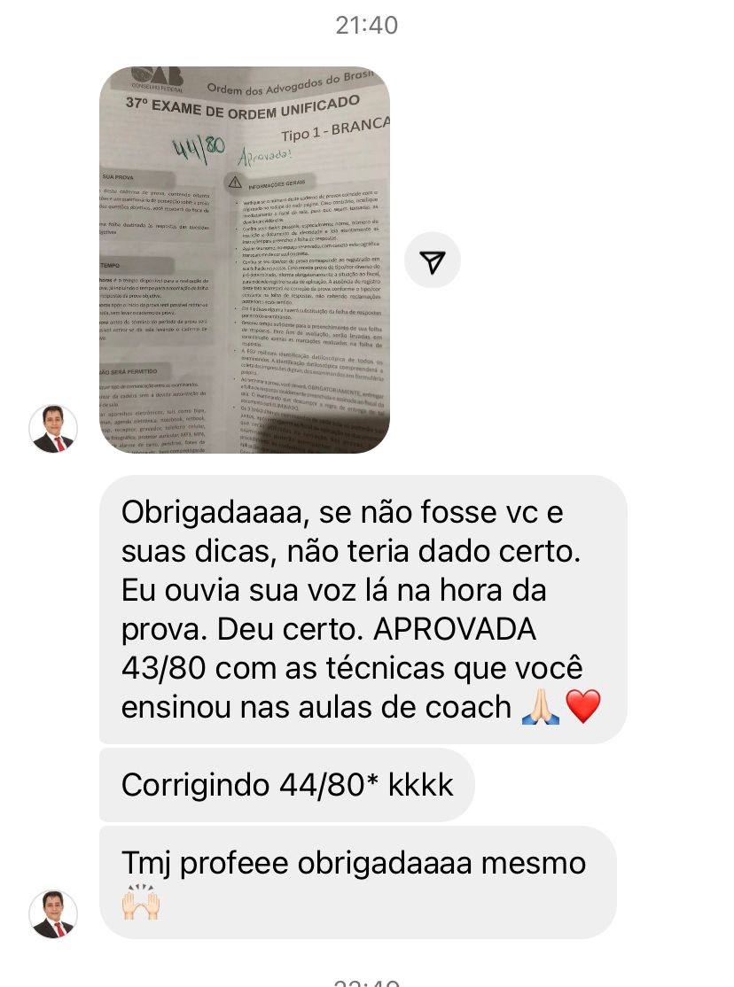 Adriana Freire OAB - Depoimento Dicas de Estudo